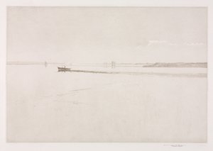 Ochtendnevel in de haven van Chichester