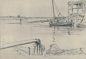 Op de Bure, Great Yarmouth, 1894, 1919 door Frank Short