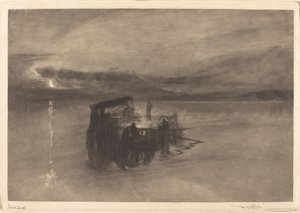 Het Houten Vlot op de Rijn door Frank Short