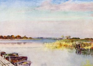 Norfolk Broads: Ormesby Broad, Herfst door Frank Southgate