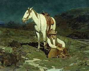 De Nachtvalk door Frank Tenney Johnson