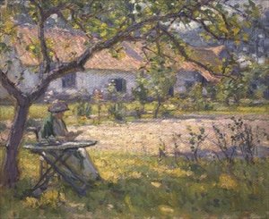 Theetijd door Frank Townhouse Hutchings
