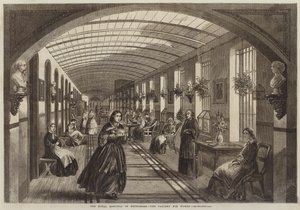 Het Koninklijk Ziekenhuis van Bethlehem, de galerij voor vrouwen