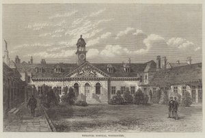 Emmanuel Hospital, Westminster door Frank Watkins