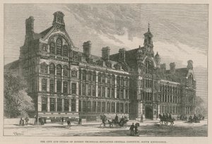 The City and Guilds of London Technical Education Central Institute, South Kensington door Frank Watkins