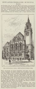 Het Gemeentehuis, Newcastle-under-Lyme door Frank Watkins