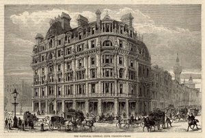 De National Liberal Club, Charing Cross, Londen door Frank Watkins