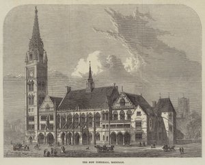 Het nieuwe stadhuis, Rochdale door Frank Watkins