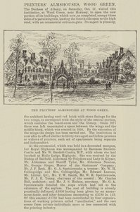 De Drukkerij-Almshouses in Wood Green door Frank Watkins
