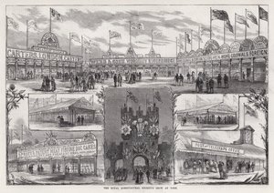 De tentoonstelling van de Koninklijke Landbouwmaatschappij in York door Frank Watkins