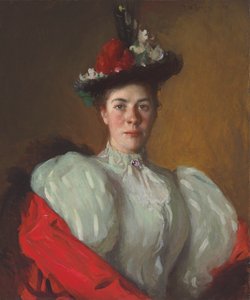 Portret van Katherine Cavenaugh door Frank Weston Benson