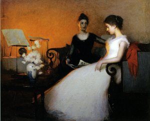 Het vertrouwen door Frank Weston Benson