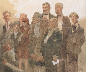 Geschiedenis van een afbeelding nr. 2: het publiek door Frank Wilcox