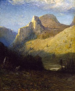 Castle Creek Canyon, South Dakota, 1912 door Franklin De Haven