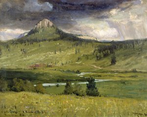 South Castle Creek, een tempel van de heuvels, Black Hills, South Dakota door Franklin De Haven