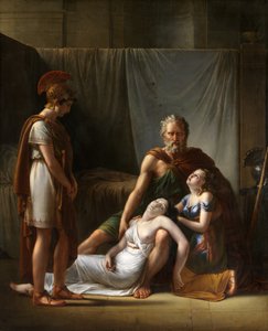 De dood van de vrouw van Belisarius door François Joseph Kinsoen