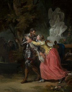 Het afscheid van Hendrik IV en Gabrielle d