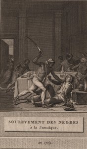 Opstand van de zwarte slaven in Jamaica in 1760
