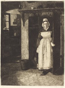 De kelderdeur (La Sortie de Cave) door François Bonvin