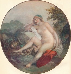 Een Bacchante door François Boucher