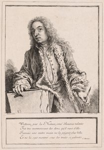 Antoine Watteau, ca. 1727 door François Boucher