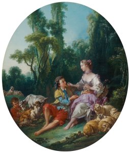 Denken ze aan de druif? (Pensent-ils au raisin?) door François Boucher