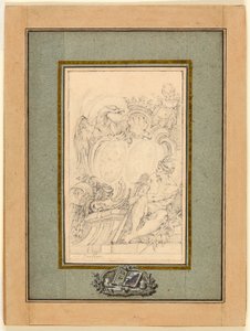 Wapenboekplaat voor Crozat, Baron de Thiers
