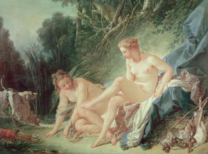Bad van Diana door François Boucher