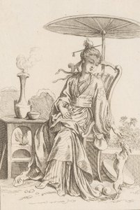 Chinese dame, 1738-45 door François Boucher