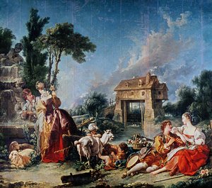 Fontein van de liefde, 1748 door François Boucher