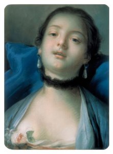 Jonge vrouw door François Boucher