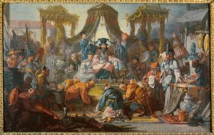 De Audiëntie van de Keizer van China