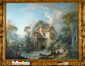 Le Moulin de Quiquengrogne à Charenton in 1758