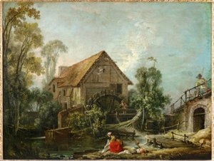 De molen door François Boucher