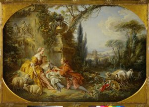 De charmes van het landelijke leven door François Boucher