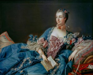 Madame de Pompadour door François Boucher