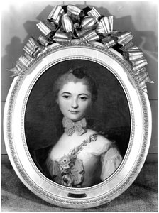 Portret van Louise Honorine Crozat du Chatel, Hertogin van Choiseul door François Boucher