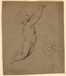 Studies van Putti door François Boucher