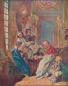 De middagmaaltijd, 1739 door François Boucher