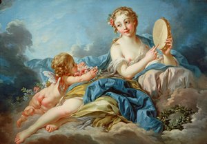 De Muze Terpsichore door François Boucher