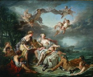 De verkrachting van Europa door François Boucher
