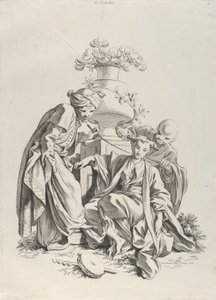 Aanraking, uit De Vijf Zintuigen, 1720-70