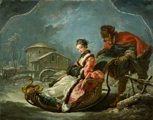 Winter door François Boucher