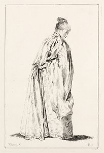 Vrouw staand door François Boucher
