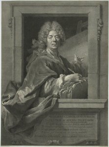 Nicolas de Largilliere door François Chereau