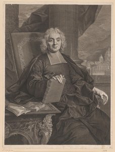 Portret van Eusèbe Renaudot op 74-jarige leeftijd door François Chéreau (I)