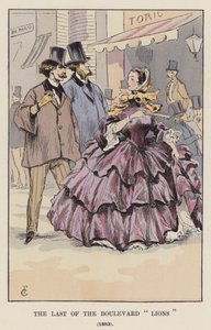 De laatste van de Boulevard Leeuwen, 1853 door François Courboin
