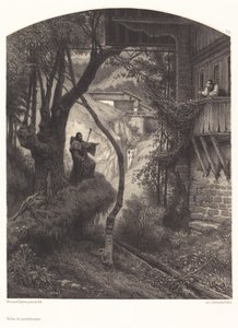 Vallei van Lanterbrunnen door François Edouard Bertin