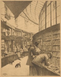 Boekhandel Moens in de Galerie Bortier te Brussel
