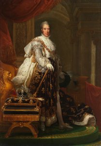 Frans: Charles X en habits de sacre Charles X van Frankrijk